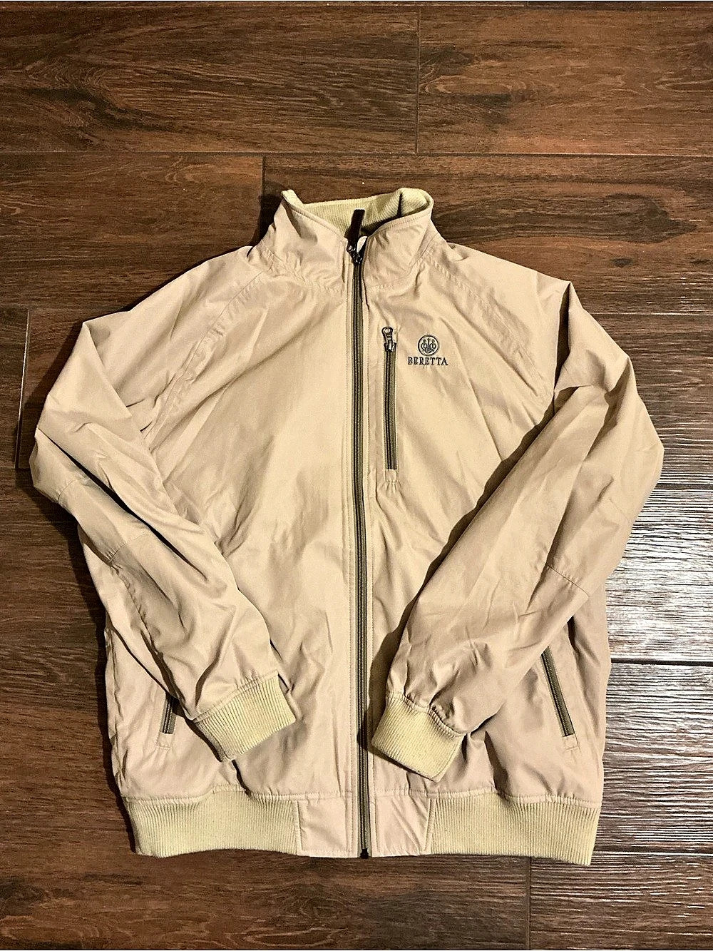 Beretta Men's Lightweight Jacket Beige Medium Like New